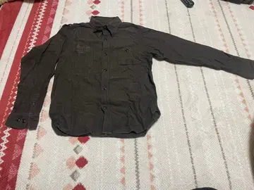 쿠시맨 다크 브라운 긴팔 셔츠 사이즈 2