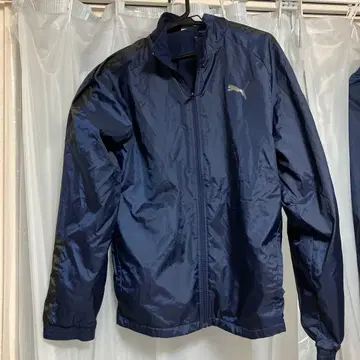 PUMA 네이비 나일론 자켓 팬츠 세트