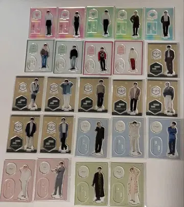 SEVENTEEN 세븐틴 아크릴 스탠드 24개 일괄 정리 용품