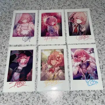 nqrse 폴라로이드풍 카드 사인 포함 컴플리트 세트