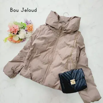 부즈루드*웨이브 심리스 다운*모카 베이지