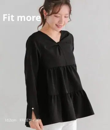 Fit more 핏모어 트위스트 디자인 티어드 상의 완판템