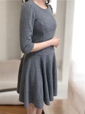 Toilette 트위드 플레어 원피스 일본제 성숙 큐트 가을/겨울/봄