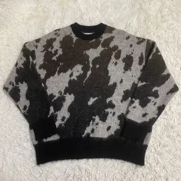MAISON SPECIAL 모모 카우 모헤어 혼방 니트 스웨터 올 패턴