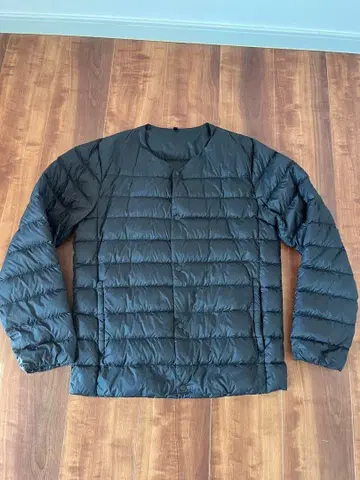 무인양품 경량 다운 노카라 자켓