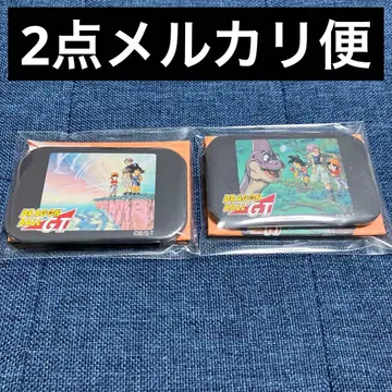 40주년 드래곤볼 GT OP ED 캔뱃지 손오공 트렁크스 판