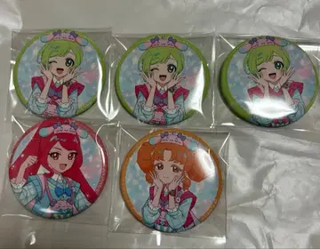 비밀의 아이프리 아이프리월드 캔뱃지 사쿠라 린린 아이리 세트