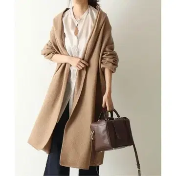 FRAMeWORK 압축 가운 가디건 브라운 프레임워크 프레임워크