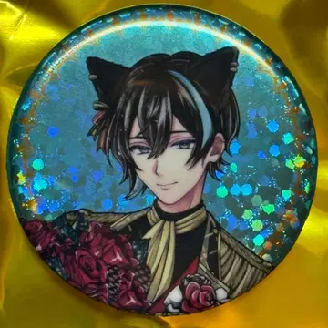 아크네코 악마 집사와 검은 고양이 난자 홀로그램 캔뱃지 베렌