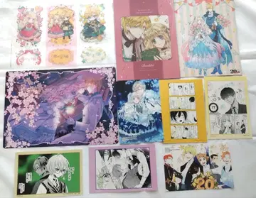 제로섬 벌레 공주 부록 특전 엽서 클리어 책갈피 애니메이트 비주얼 보드