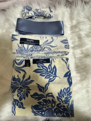 SHIPS 와타베 웨딩 새시 리본 4세트