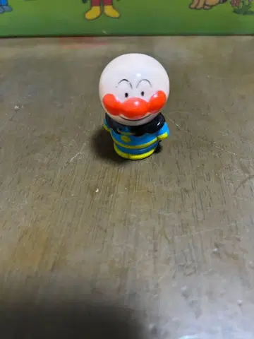 호빵맨 파랑 1990년대 소프트 비닐 쇼와 레트로