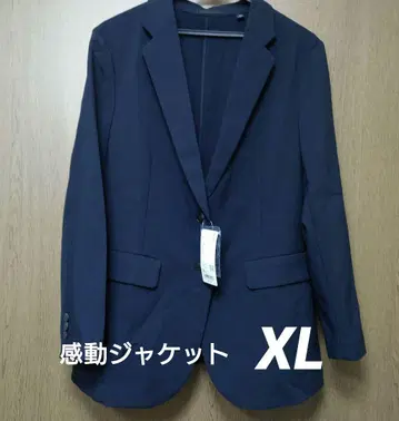 [택 포함 새상품] 유니클로 감동 자켓 네이비 XL