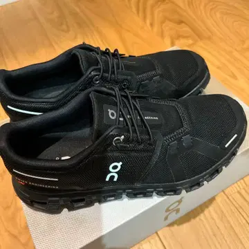 On Cloud6 블랙 스니커즈 EU38