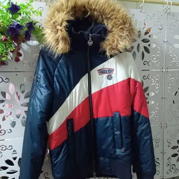 토미걸 tommy girl 다운 자켓 M 사이즈 탈부착 가능 퍼