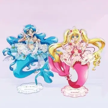 피치피치 피치 나미모리 루치아 아크릴 스탠드 제비뽑기당 머메이드 플라워