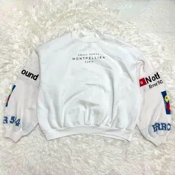 MEVIUS (M) 하이넥 로고 맨투맨 트레이닝복 테크 계열