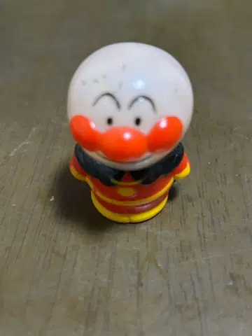 호빵맨 빨간색 1990년대 소프트 비닐 쇼와 레트로