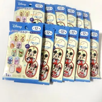 Disney 택 키링 전 12종 세트 미개봉 세리아