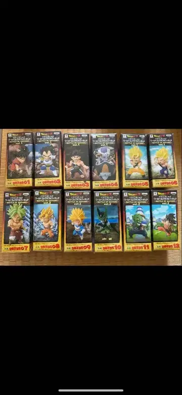 드래곤볼 월드 컬렉션 BATTLE OF SAIYANS vol.1과 2