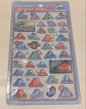 정품 모자 꽁지 드롭 씰 후지산 & 교토 사계절 패턴