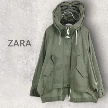 [ 자라 ] 마운틴 후드티 XS 밀리터리 자켓 작은 사이즈 후드 부착