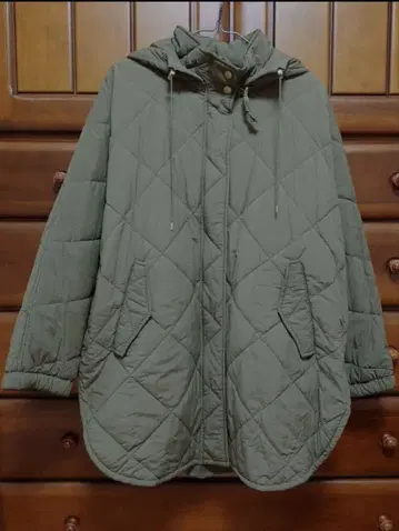 슬로브 이에나 발수 패디드 후디 판초 SLOBEIENA 카키