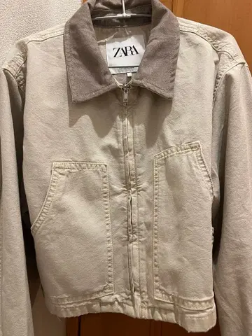 ZARA 베이지 블루종