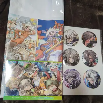 .hack// 도트핵 AGF 사이버 커넥트투 특전 캔 배지