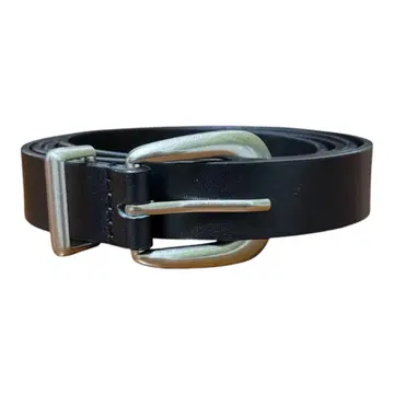 [ 단종품 ] SINSS 가죽 벨트 블랙/블랙