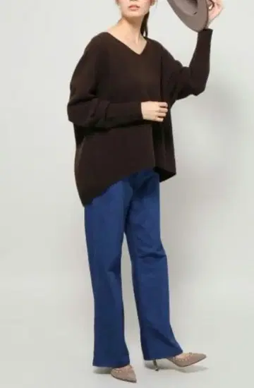 Plage 긴팔 니트 울 캐시미어 혼방