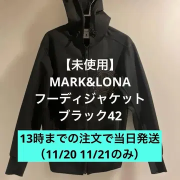 [ 미사용 ] MARK&LONA 후디 자켓 블랙 42