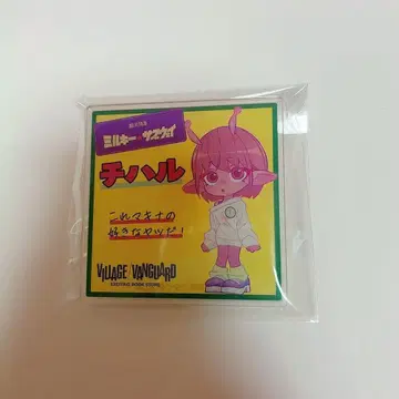 밀키 웨이 VILLAGE VANGARD 아크릴 POP 배지 치하루