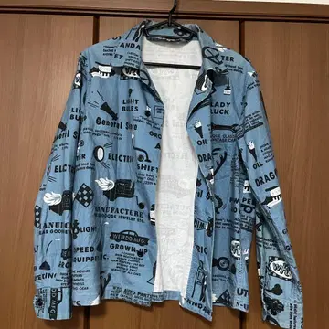 남성용 긴팔 셔츠 블루 WEIRDO