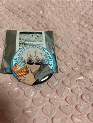 주술회전 코스모월드 캔뱃지 밤의 놀이공원 고죠 사토루 코스모