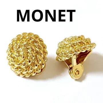 새상품급 모네 귀찌 로프 서클 골드 MONET 빈티지