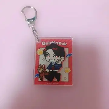 QuizKnock 마네키네코 아크릴 키링 이자와 타쿠시