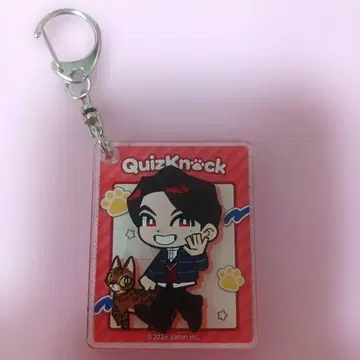 QuizKnock 마네키네코 아크릴 키링 이자와 타쿠시