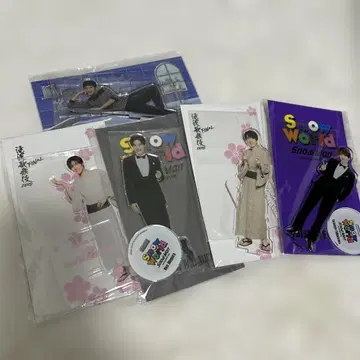 Snow Man 아크릴 스탠드 5세트 메구로 렌, 후카사와 타츠야