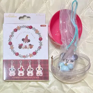 리루린린 키체인 캡슐 토이 디즈니 크리스마스