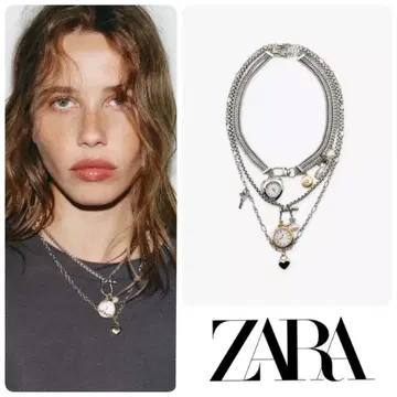 완판템 ZARA 시계 & 참 목걸이 3세트