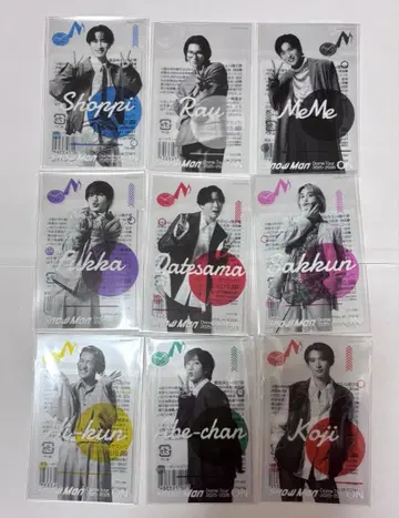 전원 컴플리트 클리어 스티커 온고지신 ON [미개봉] SnowMan