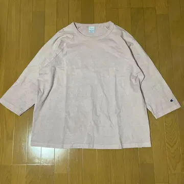 Champion t1011 래글런 슬리브 후염 핑크