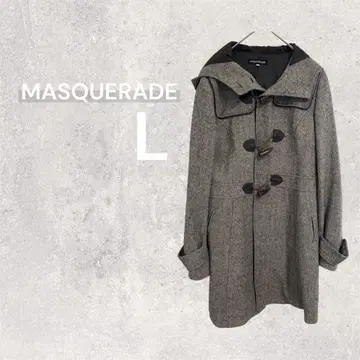 MASQUERADE 마스커레이드 더플 코트 아우터 후드 부착 양모