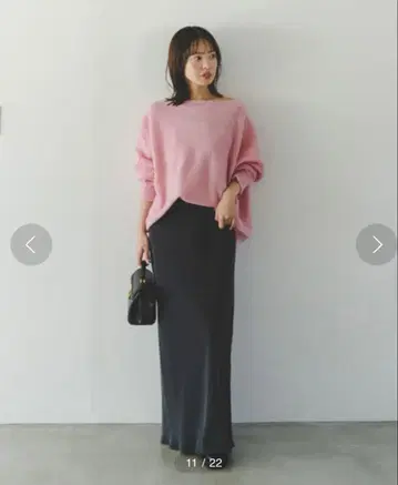 새상품 Noble 파인울 돌먼 풀오버