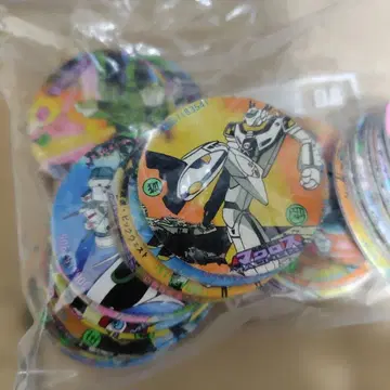 로봇 캐릭터 딱지 세트