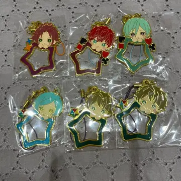 앙스타 미니컬렉션 참 스트랩 6개 세트 마오 잇사이 타츠미 카나타 스이