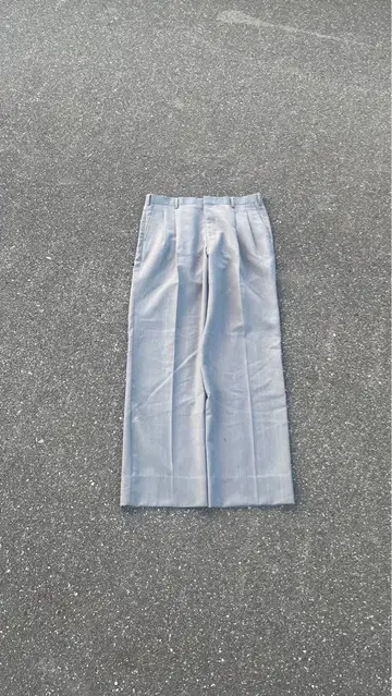 90s00s 그레이 초와이드 슬랙스