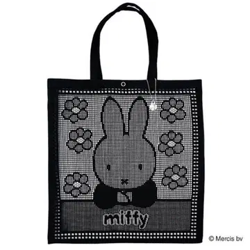 치카자와 레이스 미피 메쉬 토트백 미사용 새상품 블랙