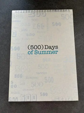 [ 새상품급 ] 영화 [ (500)일의 썸머 ] 팜플렛